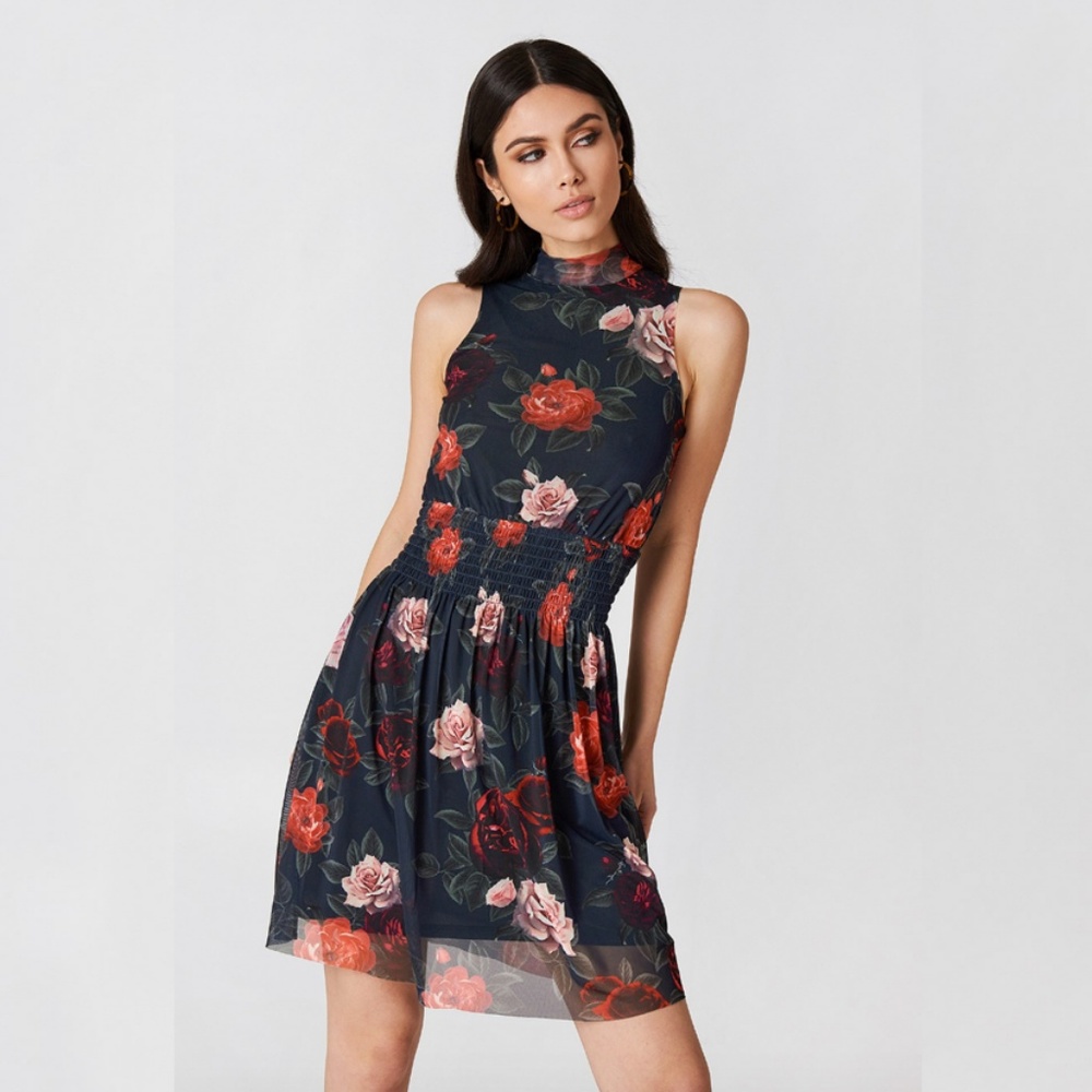 Mesh Flower Dress